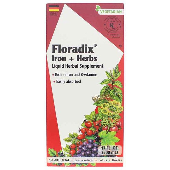 Floradix Iron + Herbs Liquid Extract, SAL